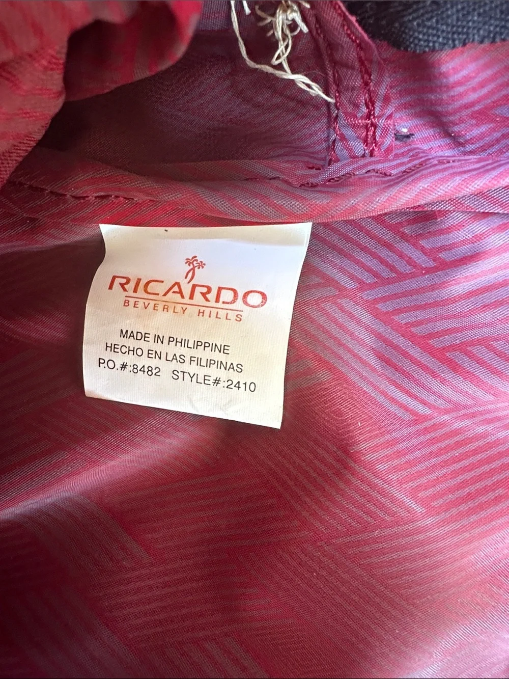 Ricardo Beverly Hills ricardo red